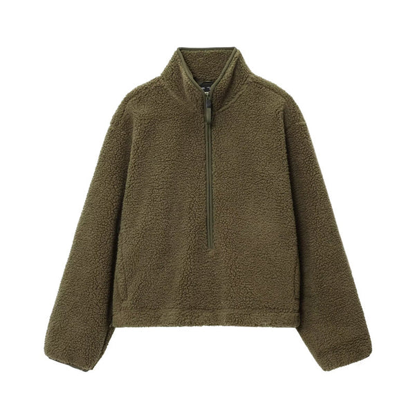 Sudadera Deportiva Teddy de Cierre con Cremallera - Colores Sólidos Versátil - Image 4