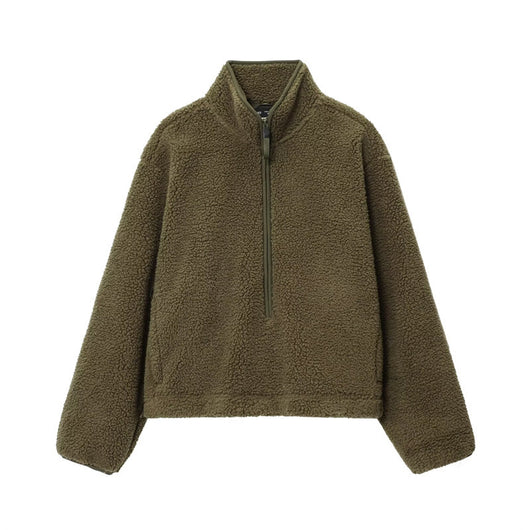 Sudadera Deportiva Teddy de Cierre con Cremallera - Colores Sólidos Versátil - Image 4