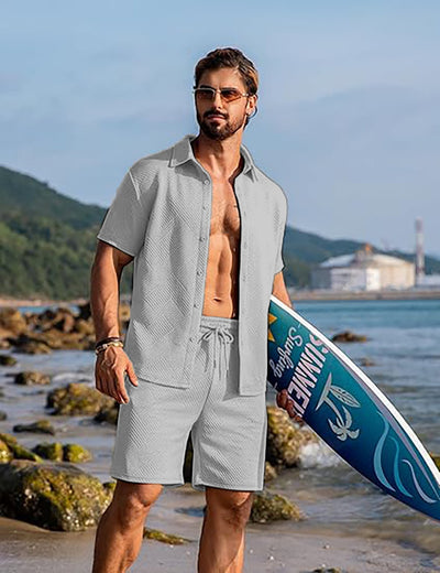 Conjunto Deportivo Casual de Punto: Playera y Shorts - Image 22