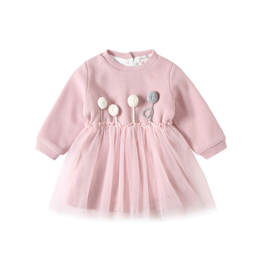 Vestido de Terciopelo para Niña Talla Plus - Image 8