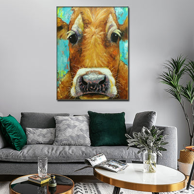 Lámina Decorativa Vaca Artística para Pared - Image 7
