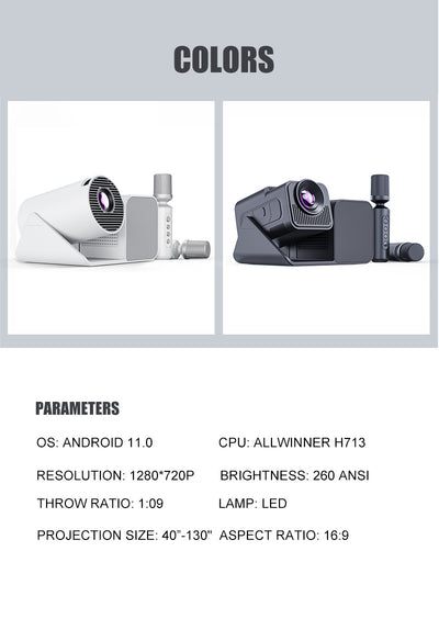 Proyector Karaoke 3 en 1 con Micrófono Inalámbrico - Image 11