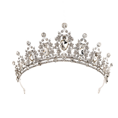 Corona Princesa de Diamantes y Aleación Plateada - Image 12