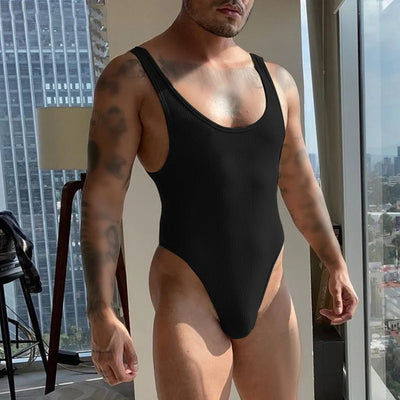 Enterizo Transparente Elástico Talla Grande para Hombre con Bolsa U
