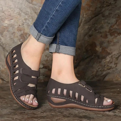 Sandalias Cuña Mujer Plataforma Cómoda Tallas Grandes Zapatos Casuales - Image 7