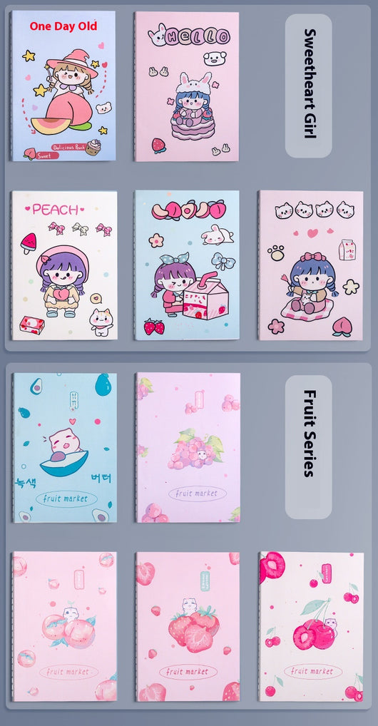 Cuaderno A5/B5 Grueso para Práctica y Creatividad con Diseño Corazón - Image 16