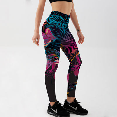 Leggings Deportivos de Flores y Pétalos para Mujer - Image 6