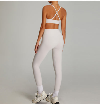 Pantalones Deportivos Cintura Alta Efecto Desnudo Mujer - Secado Rápido y Ajuste Perfecto - Image 13