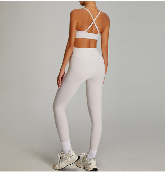 Pantalones Deportivos Cintura Alta Efecto Desnudo Mujer - Secado Rápido y Ajuste Perfecto - Image 13