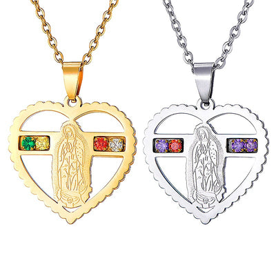 Dije Virgen de Guadalupe - Joya Religiosa de Plata - Image 8