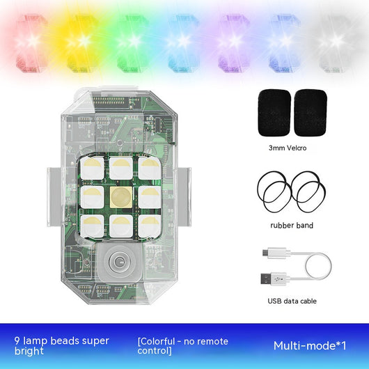 Lámpara LED para Dron con Control Remoto Impermeable y Luces Intermitentes - Image 6
