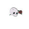 Creative Alloy Drop Oil Pendant Ghost Festival Brooch Blanco