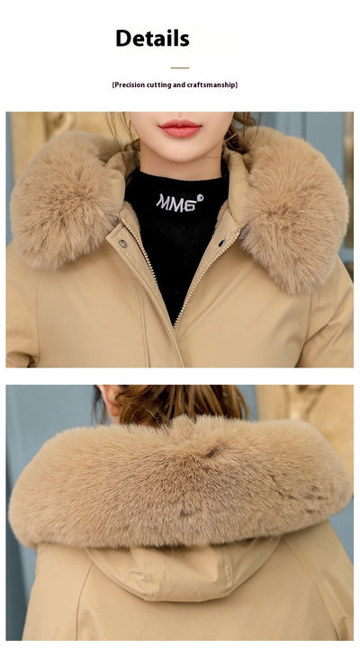 Abrigo Acolchado Elegante con Cuello de Piel y Forro de Terciopelo - Image 18