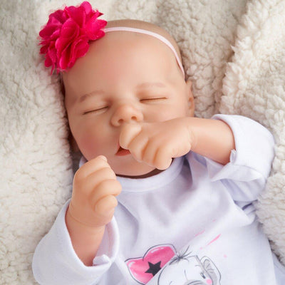 Muñeca Reborn Realista de 17 Pulgadas - Bebé Niña con Detalles Auténticos - Image 12