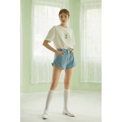 Shorts de Mezclilla con Encaje para Mujer - Image 10