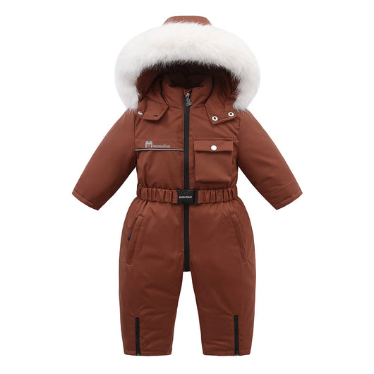 Traje de Esquí Infantil con Forro Polar para Otoño e Invierno - Image 5