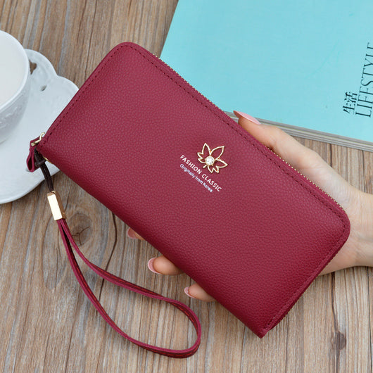Billetera Larga para Mujer con Cierre - Cartera de Moda Elegante con Gran Capacidad - Image 16