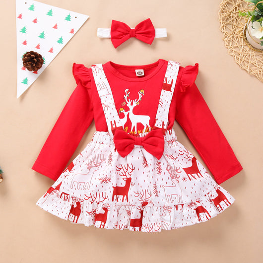 Vestido Romper con Tirantes Volados Estilo Elk - Image 4