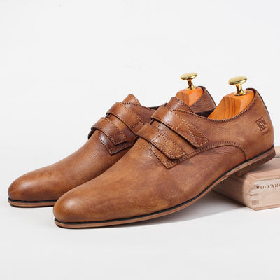 Zapatos Vintage de Cuero Genuino Hechos a Mano para Hombre - Image 11