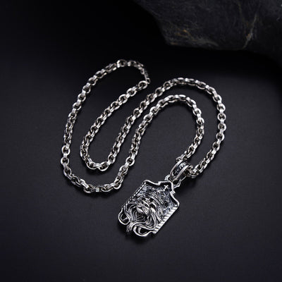 Collar Colgante León Tridimensional en Plata S925 - Image 11
