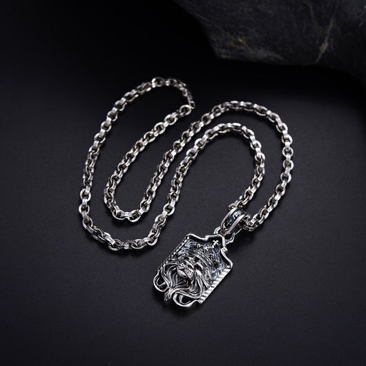 Collar Colgante León Tridimensional en Plata S925 - Image 11
