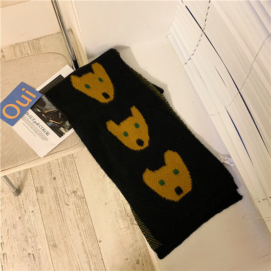 Bufanda Oso Kawaii Japonés para Mujer - Suave, Cálida y Versátil - Image 36