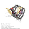 Designer-Designed Personalized Gem-Inlaid Garnet Ring