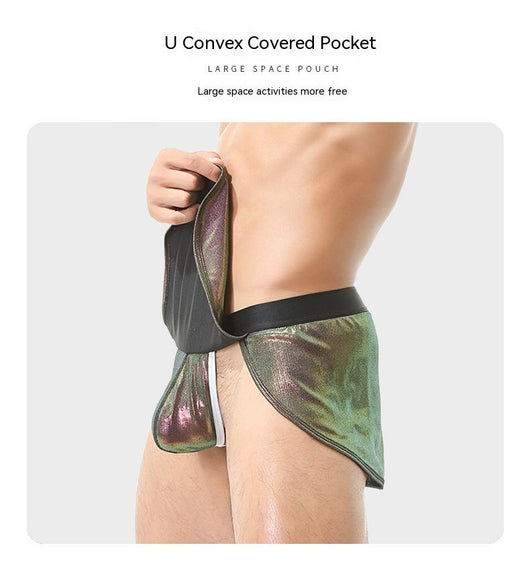 Shorts de Casa para Hombre con Diseño Fino y Abertura - Image 18