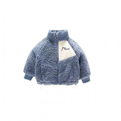 Abrigo Infantil de Lana de Cordero y Algodón - Estilo Europeo - Image 6