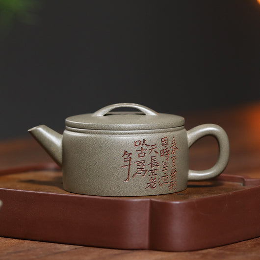Tetera Artesanal de Barro Púrpura con Boca Ancha - Té Premium Hanwa - Image 6