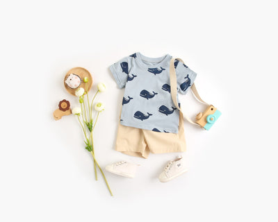 Traje de Verano para Niño con Diseño de Animales Cartoon - Image 9