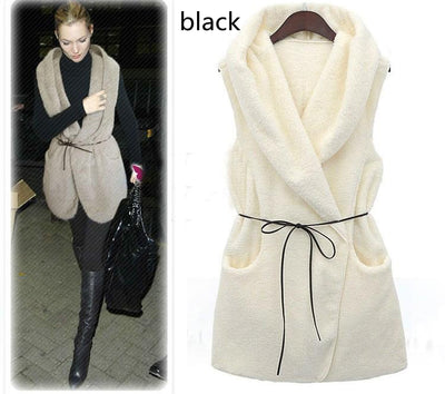 Chaleco Acolchado de Lana Suave Talla Grande - Abrigo Cálido Versátil - Image 6