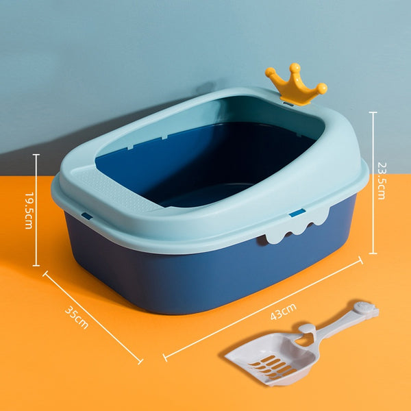 Arenero Gato Crown Extragrande Semicerrado