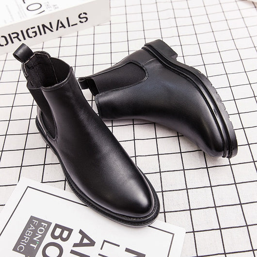 Botas de Cuero para Hombre - Elegantes y Cálidas para Invierno y Eventos - Image 4