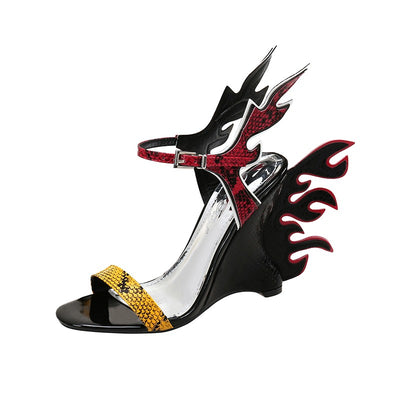 Sandalias Bohemias de Bloques de Color para Mujer - Image 12
