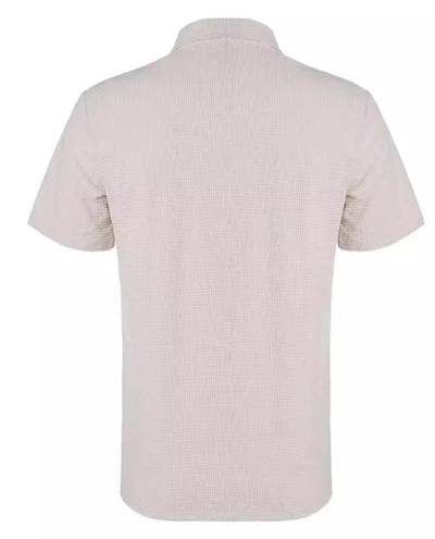 Camisa Casual Suelta a Cuadros de Manga Corta para Hombre - Image 3