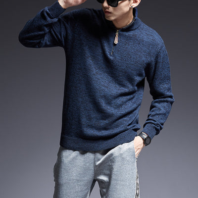 Suéter para Hombre con Cuello Tipo Camisa y Cierre de Cremallera - Image 10