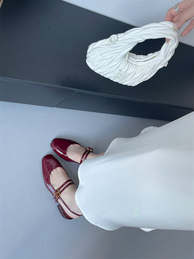 Sandalias Tipo Mocasín con Hebilla y Punta Cuadrada para Mujer - Image 21