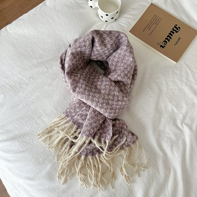 Cuello Térmico con Patrón de Borlas para Mujer - Image 6