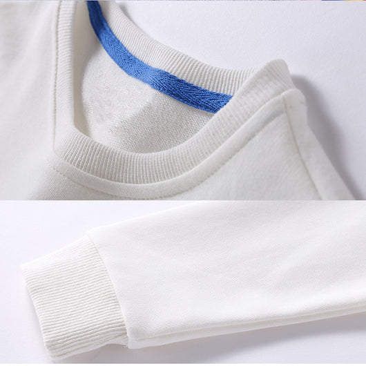 Sudadera Infantil Coreana Cuello Redondo Manga Larga Oversize - Image 3