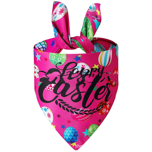 Pañuelo Triangular Absorbente para Mascotas - Diseño Conejito Pascua - Image 15