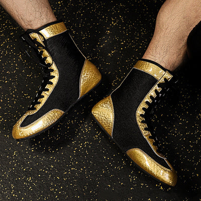 Zapatos Profesionales de Boxeo y Lucha Libre para Entrenamiento Indoor - Image 4