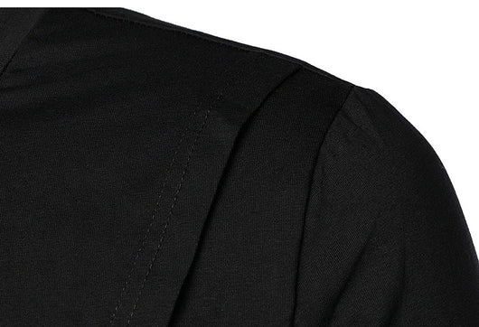 Camiseta Manga Larga Personalizada Cuello Redondo Otoño Oscuro para Hombre - Image 9