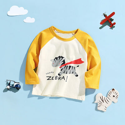 Camiseta Infantil de Algodón Puro con Manga Larga - Image 19