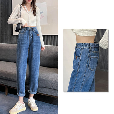 Pantalones Rectos Cintura Alta Slim Fit para Mujer - Image 12