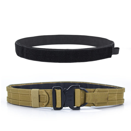 Cinturón Canvas Ajustable con Doble Capa Reforzada y Cierre Velcro