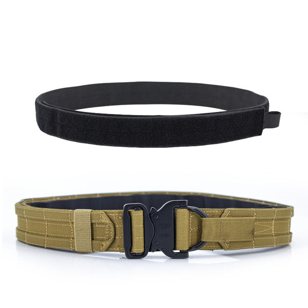 Cinturón Canvas Ajustable con Doble Capa Reforzada y Cierre Velcro
