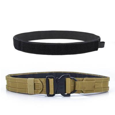 Cinturón Canvas Ajustable con Doble Capa Reforzada y Cierre Velcro
