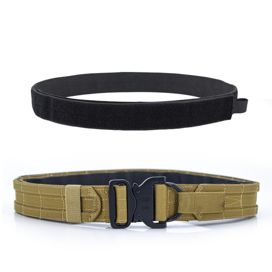 Cinturón Canvas Ajustable con Doble Capa Reforzada y Cierre Velcro