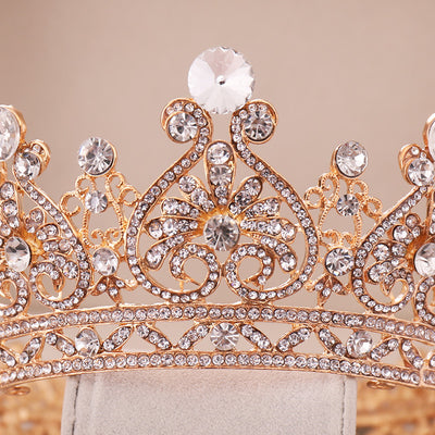 Corona de Princesa con Rhinestones en Forma de Corazón - Accesorio para el Cabello de Lujo - Image 6